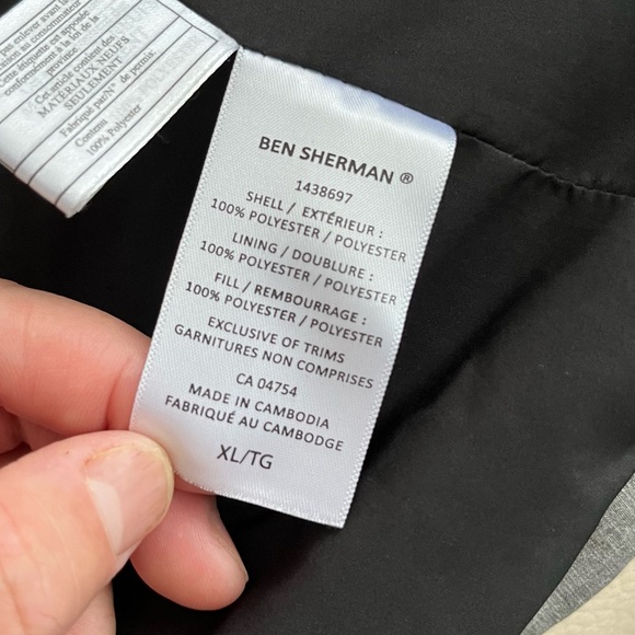 NWOT - Ben Sherman Men’s Winter Puffer Jacket - Size XL - Picture 8 of 8